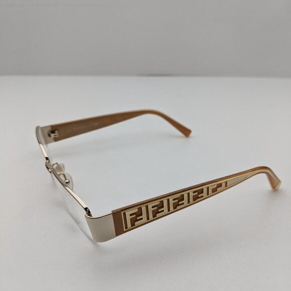 ?️Made in Italy! Fendi F984 Pale Gold Eyeglasses 53/17 130 | EUT439?️ main image 4